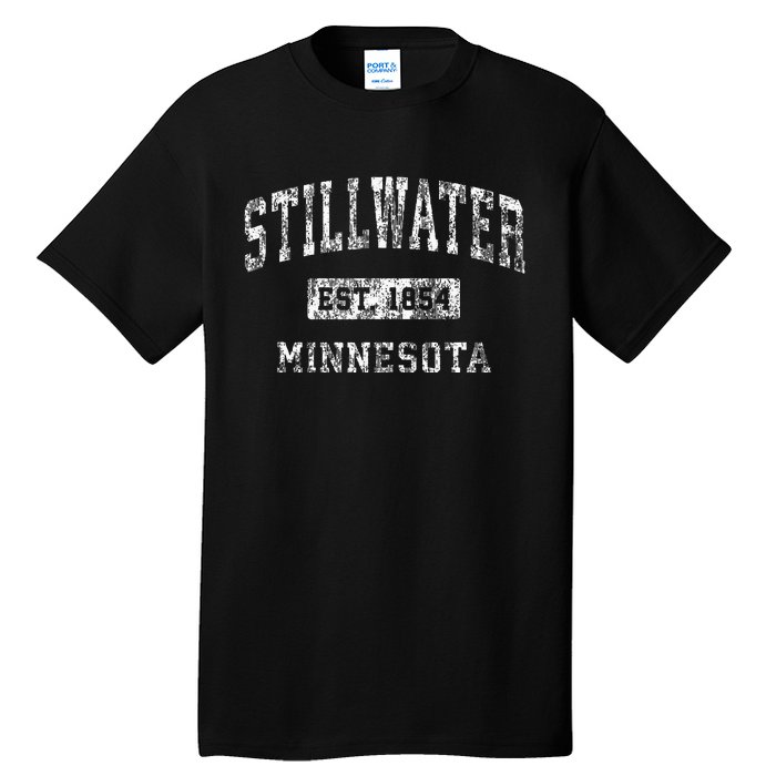 Stillwater Minnesota Mn Vintage Established Sports Tall T-Shirt