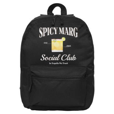 Spicy Marg Margarita Lover Bartender Gift Cocktail Tequila 16 in Basic Backpack