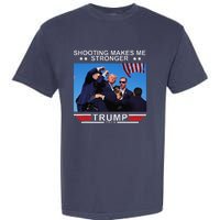 Shooting Makes Me Stronger Trump 2024 Garment-Dyed Heavyweight T-Shirt