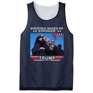 Shooting Makes Me Stronger Trump 2024 Mesh Reversible Basketball Jersey Tank