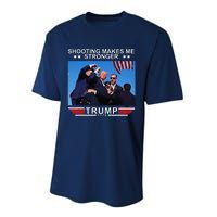 Shooting Makes Me Stronger Trump 2024 Performance Sprint T-Shirt