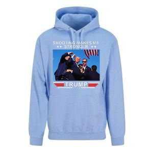 Shooting Makes Me Stronger Trump 2024 Unisex Surf Hoodie