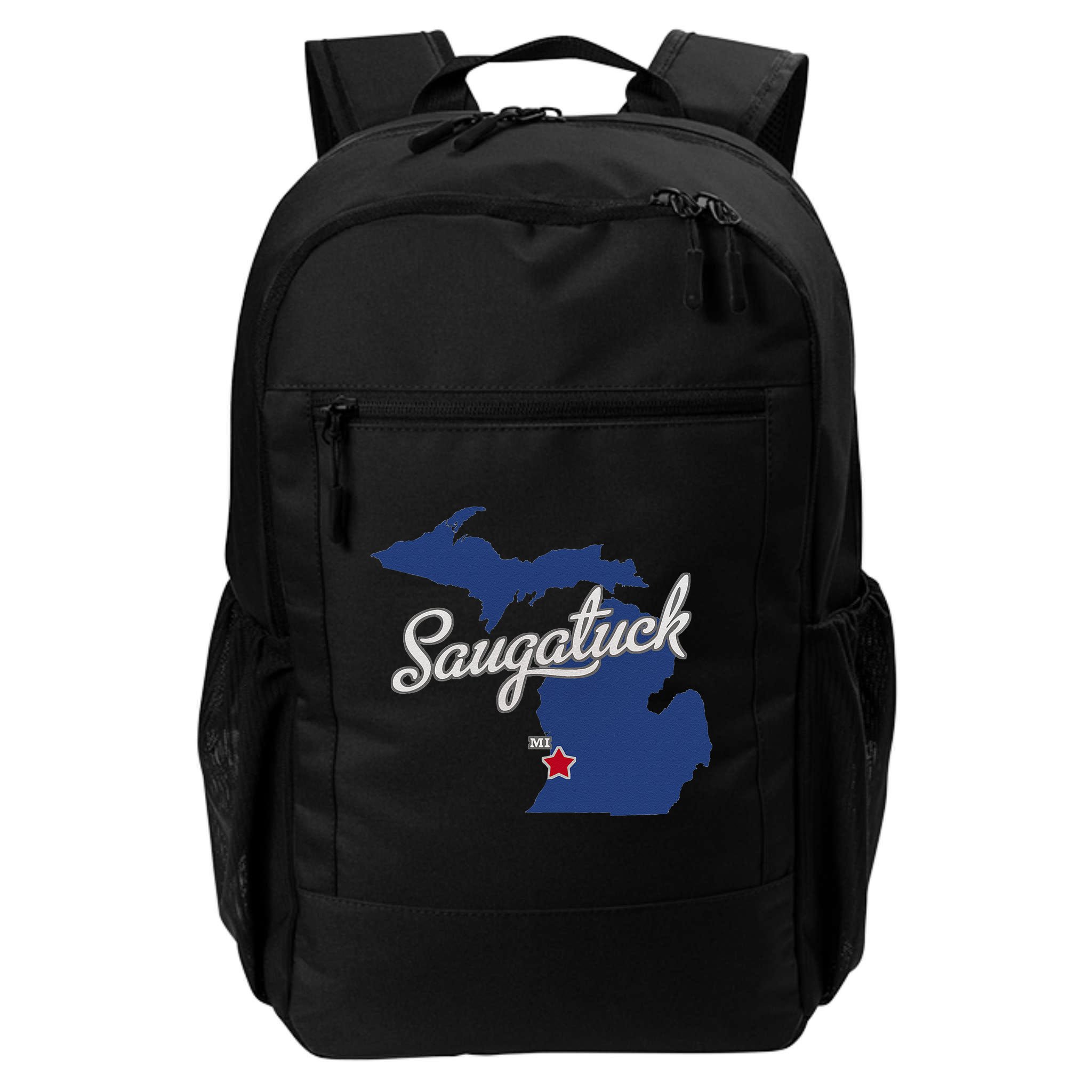 Saugatuck Michigan MI Map Backpack