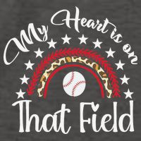Softball Mom My Heart Is On That Field Women Mother Day Vector Backpack