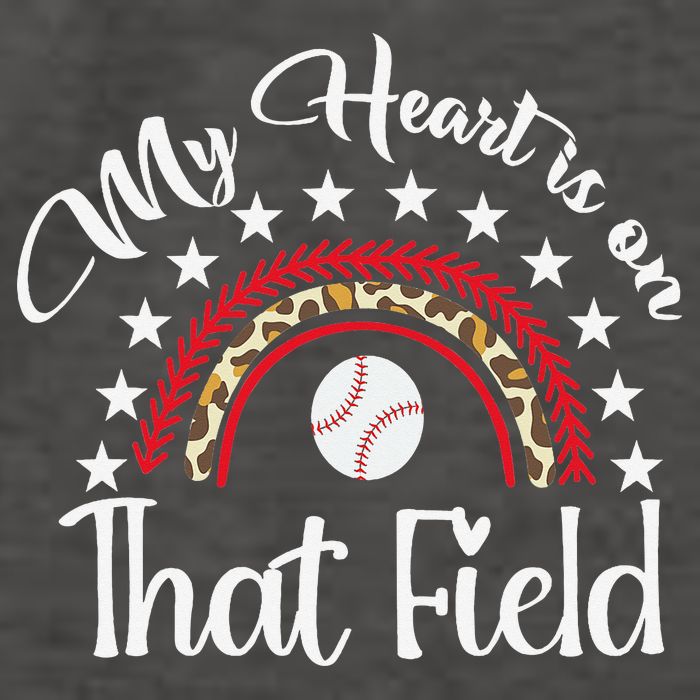 Softball Mom My Heart Is On That Field Women Mother Day Vector Backpack