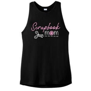 Scrapbooking Mom Mommy Mothers Day Gift Ladies PosiCharge Tri-Blend Wicking Tank