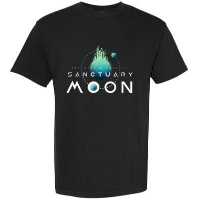 Sanctuary Moon Murderbot Funny Moon Space Science Fiction Garment-Dyed Heavyweight T-Shirt