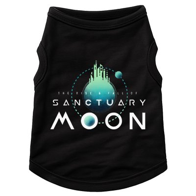 Sanctuary Moon Murderbot Funny Moon Space Science Fiction Doggie Tank