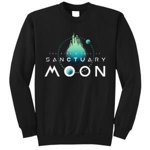 Sanctuary Moon Murderbot Funny Moon Space Science Fiction Sweatshirt