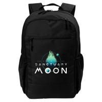 Sanctuary Moon Murderbot Funny Moon Space Science Fiction Backpack