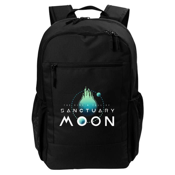 Sanctuary Moon Murderbot Funny Moon Space Science Fiction Backpack