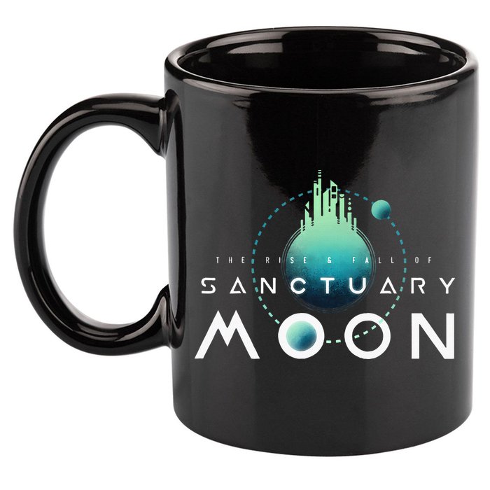 Sanctuary Moon Murderbot Funny Moon Space Science Fiction 11oz C Handle Ceramic Mug