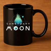 Sanctuary Moon Murderbot Funny Moon Space Science Fiction 11oz C Handle Ceramic Mug