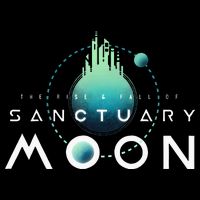 Sanctuary Moon Murderbot Funny Moon Space Science Fiction Polo