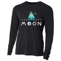 Sanctuary Moon Murderbot Funny Moon Space Science Fiction Cooling Performance Long Sleeve Crew