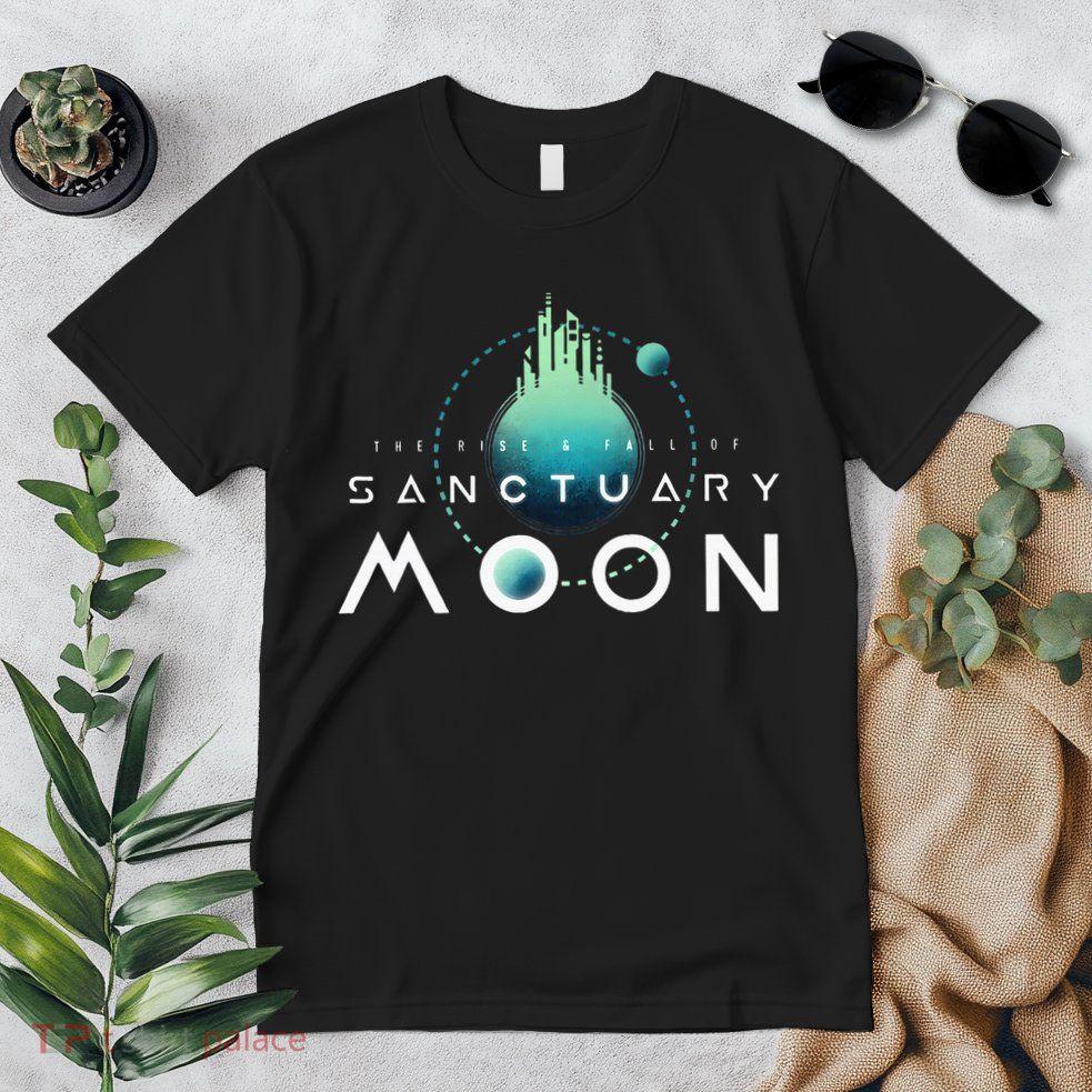 Sanctuary Moon Murderbot Funny Moon Space Science Fiction Premium T-Shirt