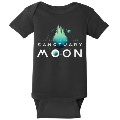 Sanctuary Moon Murderbot Funny Moon Space Science Fiction Baby Bodysuit