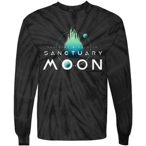 Sanctuary Moon Murderbot Funny Moon Space Science Fiction Tie-Dye Long Sleeve Shirt