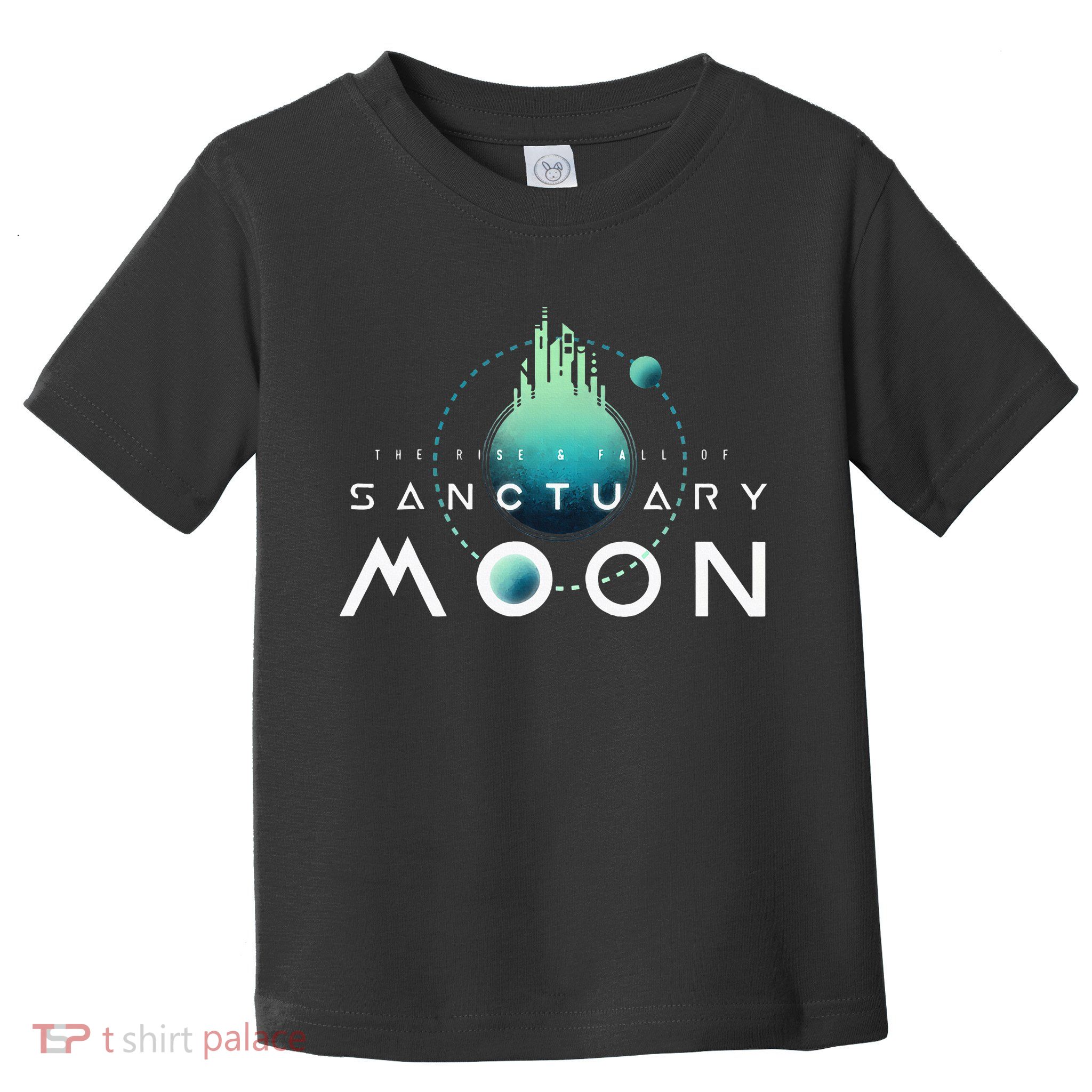 Sanctuary Moon Murderbot Funny Moon Space Science Fiction Toddler T-Shirt