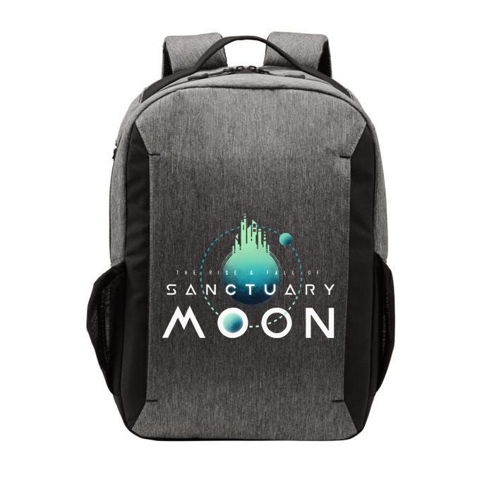 Sanctuary Moon Murderbot Funny Moon Space Science Fiction Vector Backpack