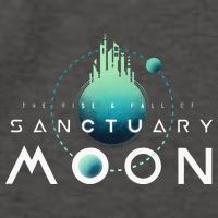 Sanctuary Moon Murderbot Funny Moon Space Science Fiction Vector Backpack