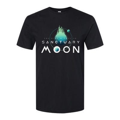 Sanctuary Moon Murderbot Funny Moon Space Science Fiction Softstyle® CVC T-Shirt