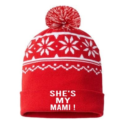 She’s My Mami USA-Made Snowflake Beanie