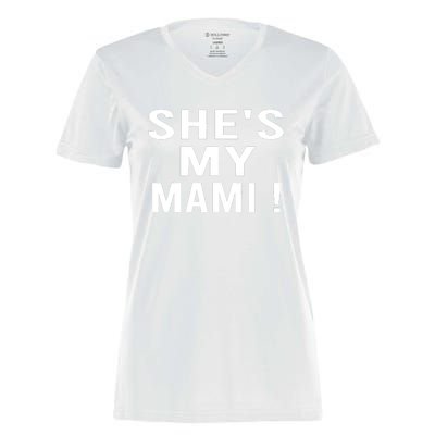 She’s My Mami Women's Momentum V-Neck T-Shirt