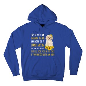 Sunflower Morkie Mom Mothers Day Dog Mom Cute Gift Hoodie