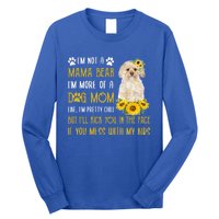 Sunflower Morkie Mom Mothers Day Dog Mom Cute Gift Long Sleeve Shirt