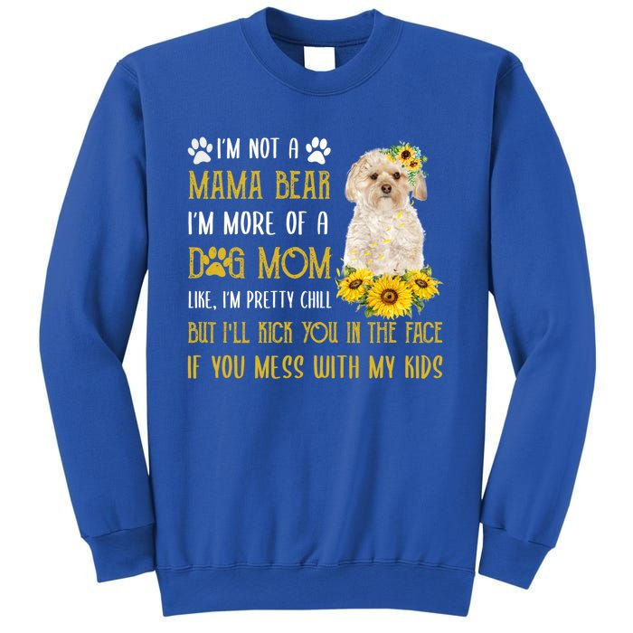 Sunflower Morkie Mom Mothers Day Dog Mom Cute Gift Sweatshirt