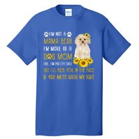 Sunflower Morkie Mom Mothers Day Dog Mom Cute Gift Tall T-Shirt