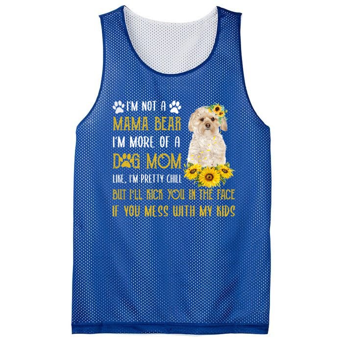 Sunflower Morkie Mom Mothers Day Dog Mom Cute Gift Mesh Reversible Basketball Jersey Tank