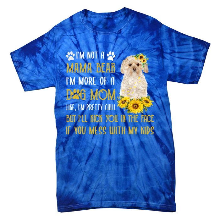 Sunflower Morkie Mom Mothers Day Dog Mom Cute Gift Tie-Dye T-Shirt