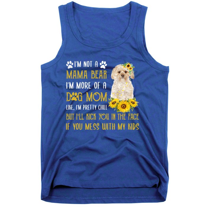 Sunflower Morkie Mom Mothers Day Dog Mom Cute Gift Tank Top