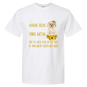 Sunflower Morkie Mom Mothers Day Dog Mom Cute Gift Garment-Dyed Heavyweight T-Shirt