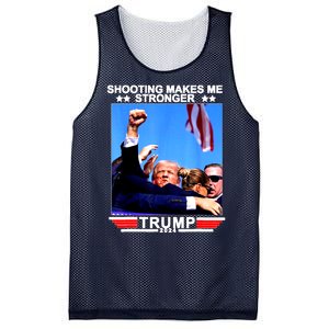 Shooting Makes Me Stronger Trump 2024 Mesh Reversible Basketball Jersey Tank