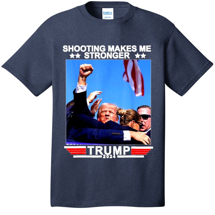 Shooting Makes Me Stronger Trump 2024 T-Shirt