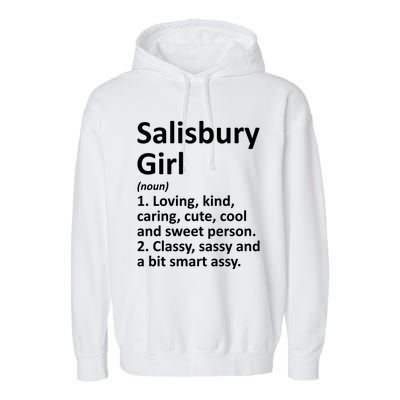 Salisbury Md Maryland Funny City Home Roots Gift Garment-Dyed Fleece Hoodie