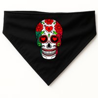 Mexican Sugar Skull USA-Made Doggie Bandana