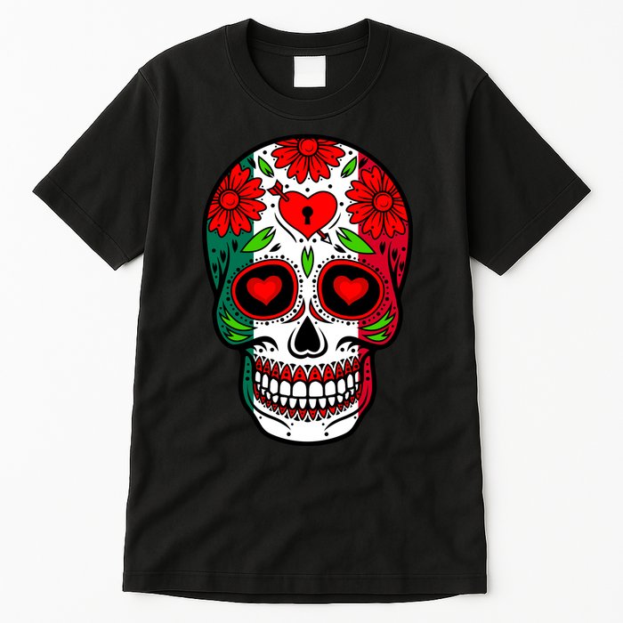 Mexican Sugar Skull Tall T-Shirt