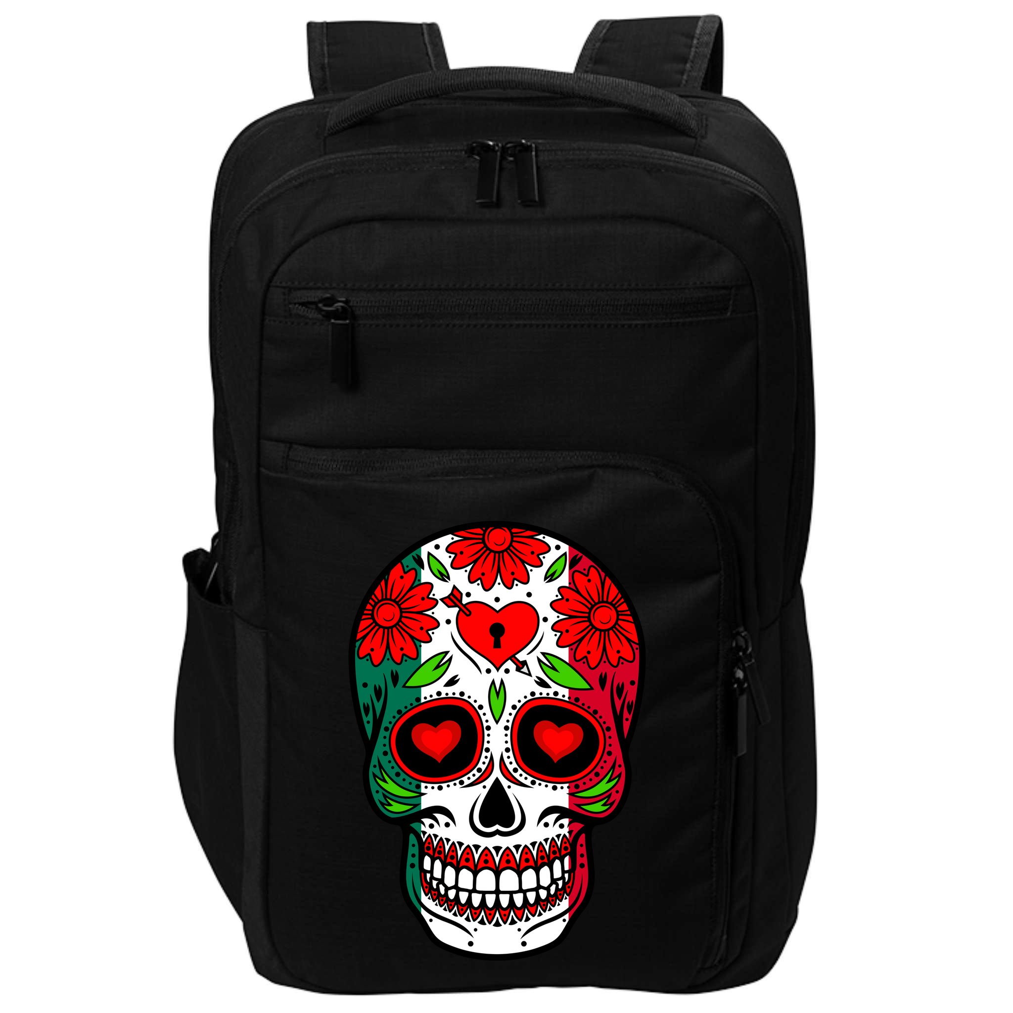 Mexican Sugar Skull Impact Tech Backpack