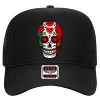 Mexican Sugar Skull Trucker Hat