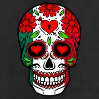 Mexican Sugar Skull Trucker Hat