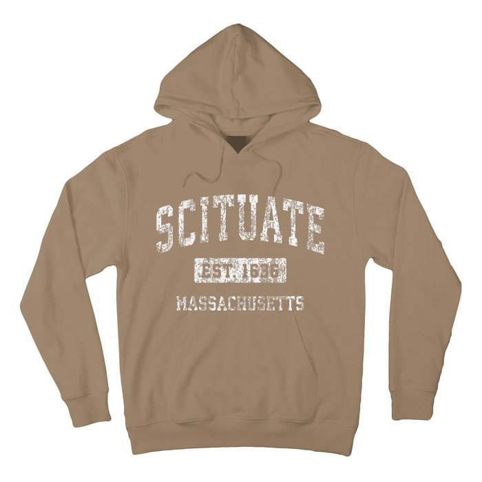 Scituate Massachusetts Ma Vintage Established Hoodie