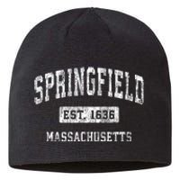 Springfield Massachusetts Ma Vintage Established Sports Sustainable Beanie