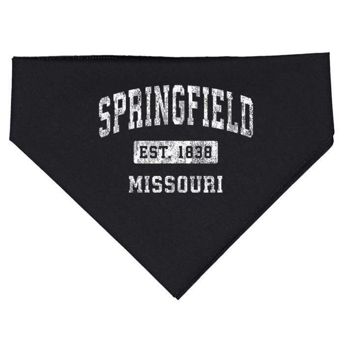 Springfield Missouri Mo Vintage Established Sports USA-Made Doggie Bandana