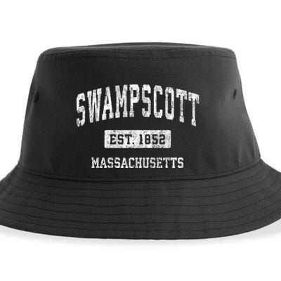 Swampscott Massachusetts Ma Vintage Sports Sustainable Bucket Hat