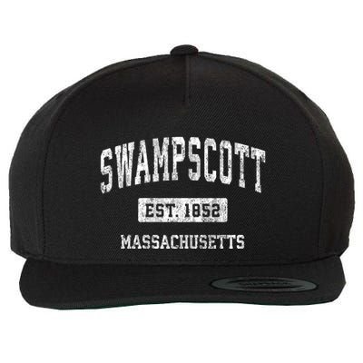 Swampscott Massachusetts Ma Vintage Sports Wool Snapback Cap