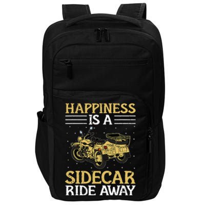 Sidecar Motorcycle Motorcyclist Bike Motorbike Sidecar Rider Impact Tech Backpack